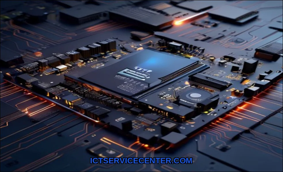 Clean vector illustration of integrated gpu vs ded