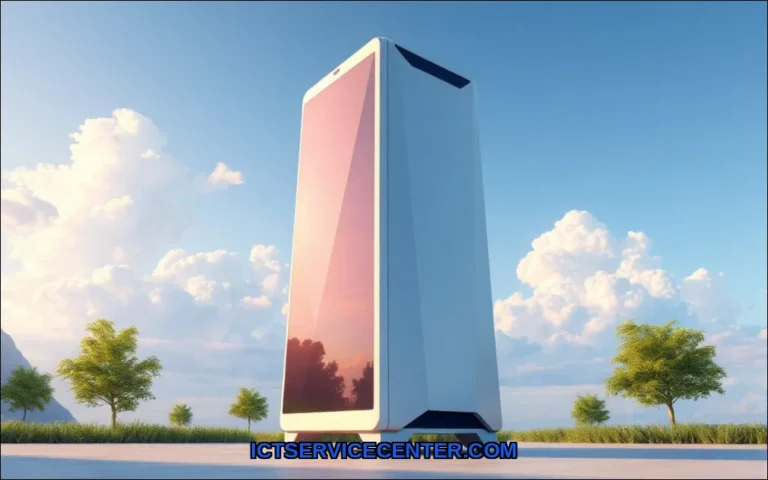 Clean vector illustration of a tower pc