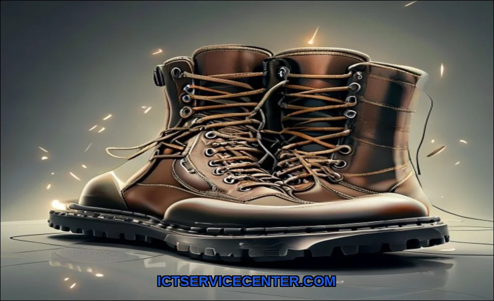 Clean vector illustration of boot process in deskt